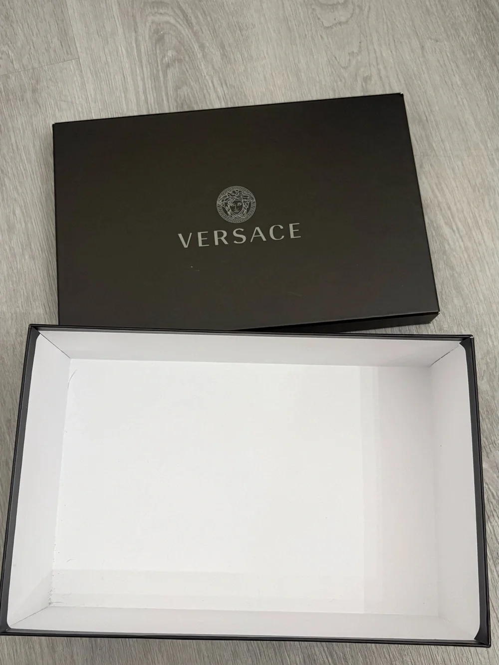 Versace Black Box with Silver Logo